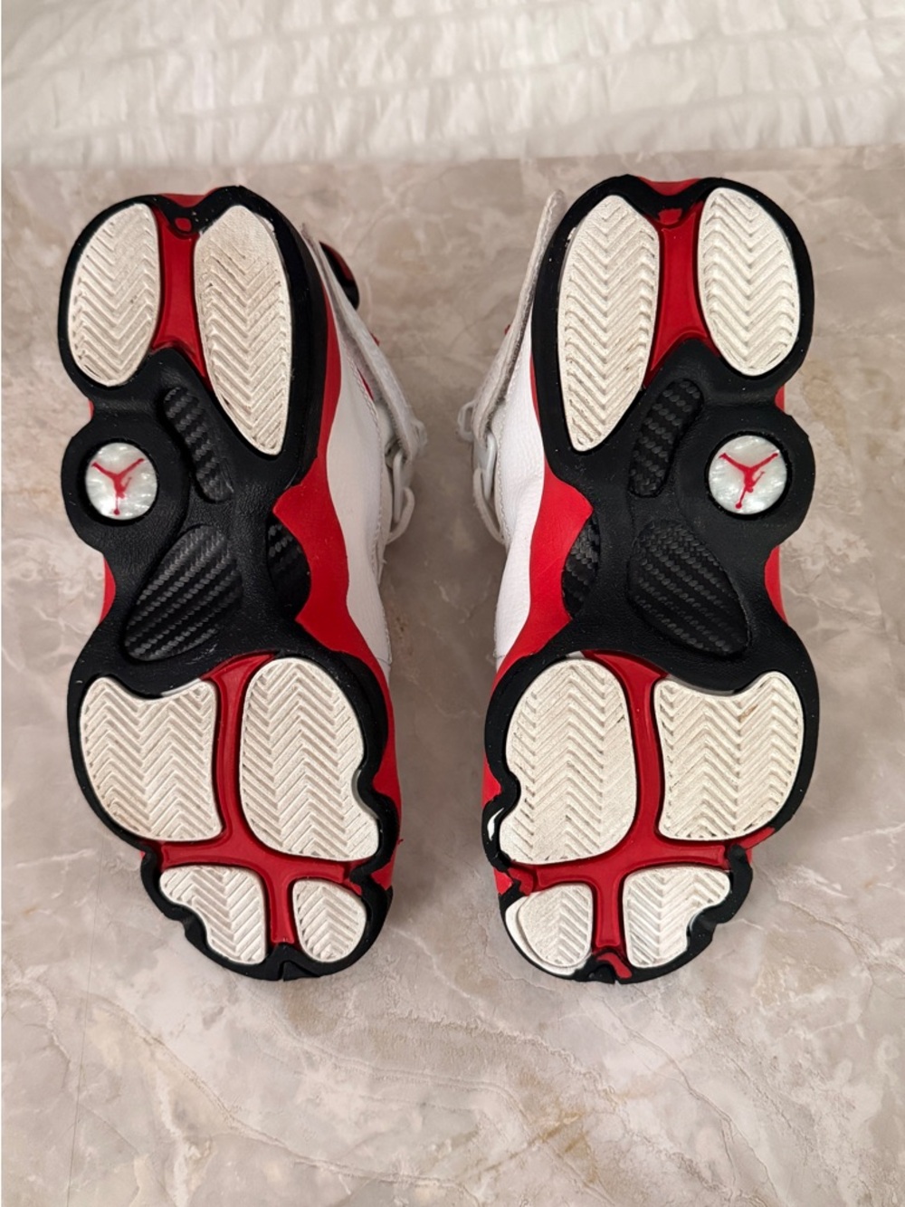 Nike Air Jordan Youth Sneakers – Size 4.5Y – White/Red/Black - Picture 6 of 16